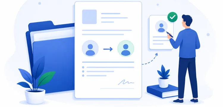 Correcting a name entry on a certificate