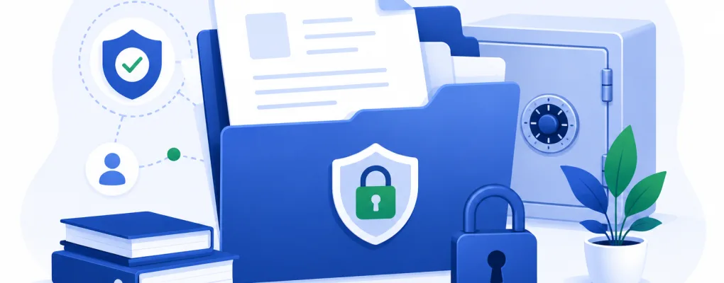 Secure handling of sensitive personal documents