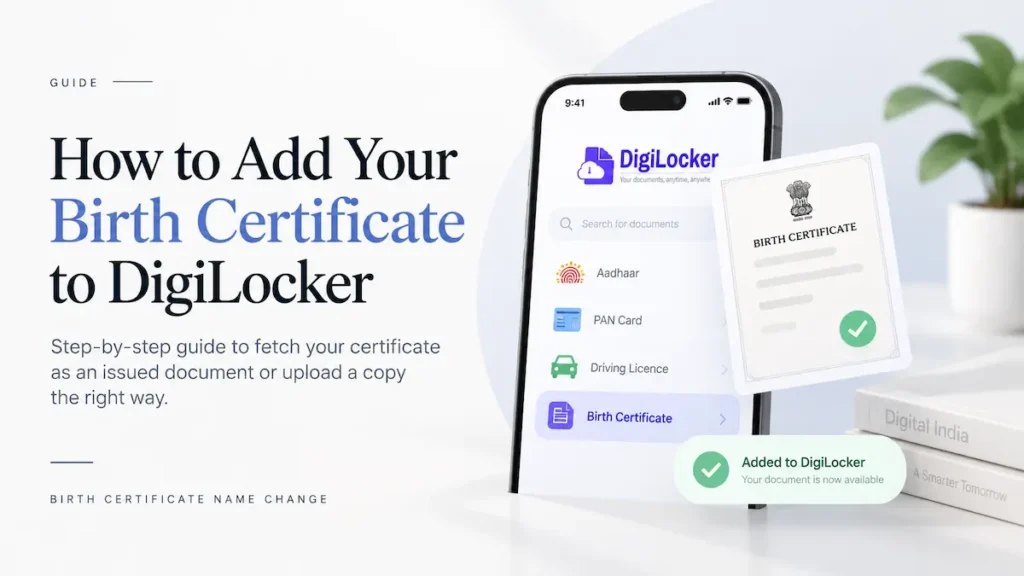 Adding Your Birth Certificate to DigiLocker
