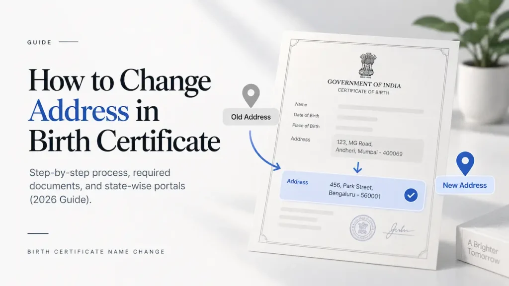 Birth Certificate Address Update Guide