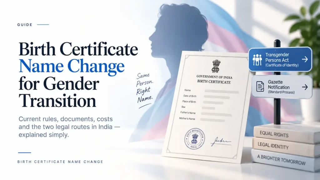 India Birth Certificate Name Change Guide